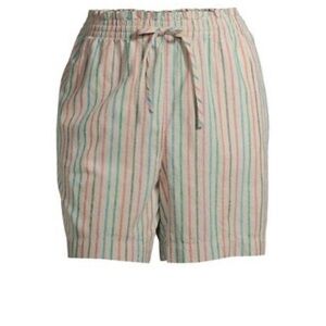 Terra & Sky Women's Plus Size High Waisted Linen Shorts size 3X